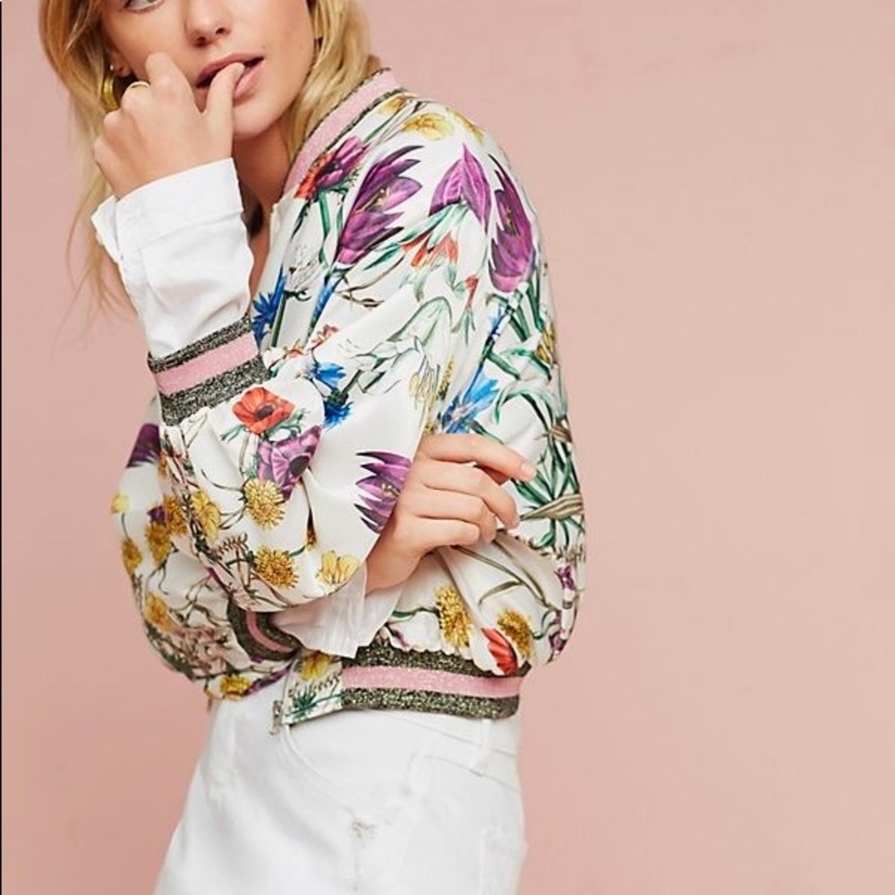 Elevenses Rubie Floral Bomber